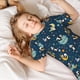 thumbnail image 5 of Fotbe Space Sleeping Panda Pijama Estampada de 2 Piezas para Niños – Ropa de Dormir de Manga Corta Cómoda para Niños y Niñas, Camiseta y Shorts de Algodón-Large, 5 of 6