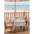 thumbnail image 2 of Outdoor Tablecloth with Umbrella Hole for Patio/Picnic/Party/Camping, 4th of July Waterproof Table Cloth Rectangle Table Cover Washable, Independence Day Star Rustic American (52"x 70"), 2 of 9