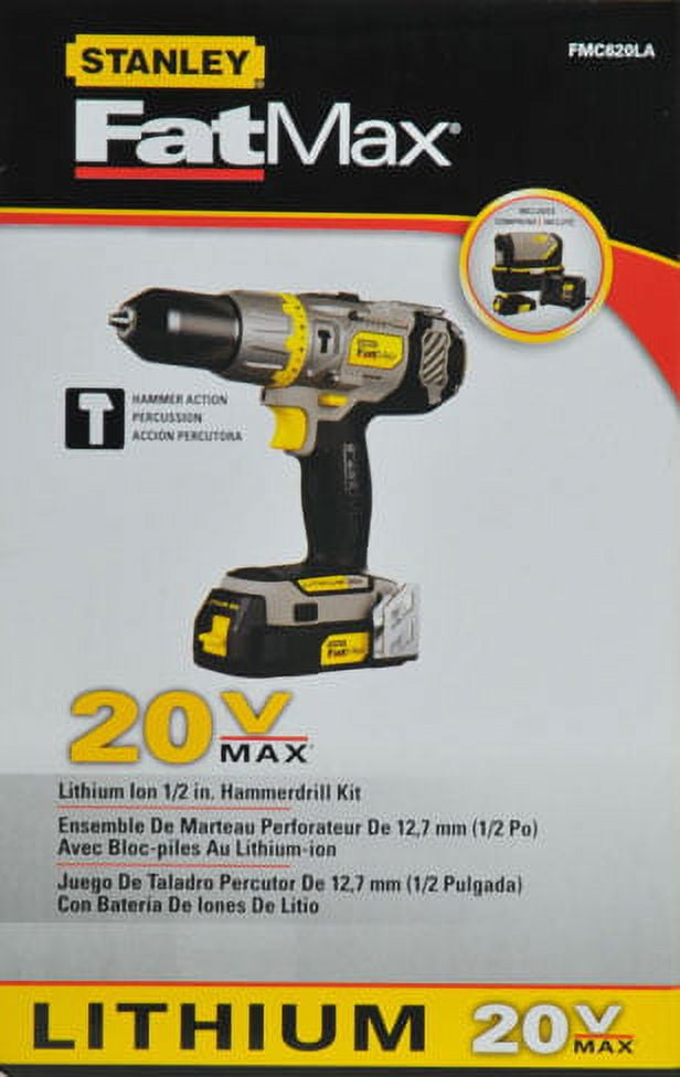 Stanley FatMax 20V Hammer Drill FMC620LA – Now Available in the USA