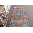 thumbnail image 4 of Oriental Rug, 2.7x5.1 ft Small Rug, Vintage Rugs, Turkish Rugs, Bedroom Rug, 4 of 9