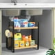 thumbnail image 5 of Organizador de mostrador de baño LEMIKKLE con cesta de madera, 5 of 9