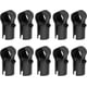 thumbnail image 5 of 10 juegos de abrazadera de tubo en T de 1 pulgada, abrazadera de valla de eslabón de cadena, acero inoxidable 201, abrazaderas de rieles de extremo en T negros, grosor de 1,7 mm (se adapta a tubo, 5 of 5