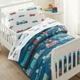 thumbnail image 4 of Wildkin Kids Microfiber Sheet Set for Boys and Girls - Toddler (Trains, Planes & Trucks), 4 of 8