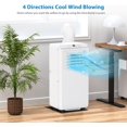 thumbnail image 2 of Litake Portable Air Conditioner 8000Btus, Air Conditioners 3-in-1 Cools up to 350 Sq. Ft, Indoor Standing AC Unit w/Dehumidifier, Remote Control Fan 61℉-90℉, Quiet Operation Include Window Kit, White, 2 of 9