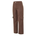 thumbnail image 2 of Women Pants Wear Multi Waist Three Pocket Trousers Waist Cargo Casual Pants Female Stylish Trousers, 2 of 8