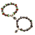 thumbnail image 1 of Cuentas de mal de ojo, pulseras navideñas para protección y bendición., 1 of 5
