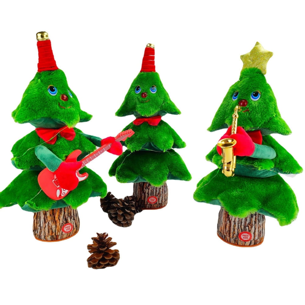 Kids Singing Dancing Tree Toys for Christmas Tree with 8 Music Sing Christmas Songs Lights and Two-way Turn the Best Christmas - Walmart.com