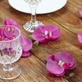 thumbnail image 2 of Efavormart 20 PCS Flower Heads - 4" Fushia Silk Orchids Head - Artificial Orchid Flowers for DIY, Wedding, Bouquet, Party, Home, Tabletop, Floral Centerpiece Décor, 2 of 11
