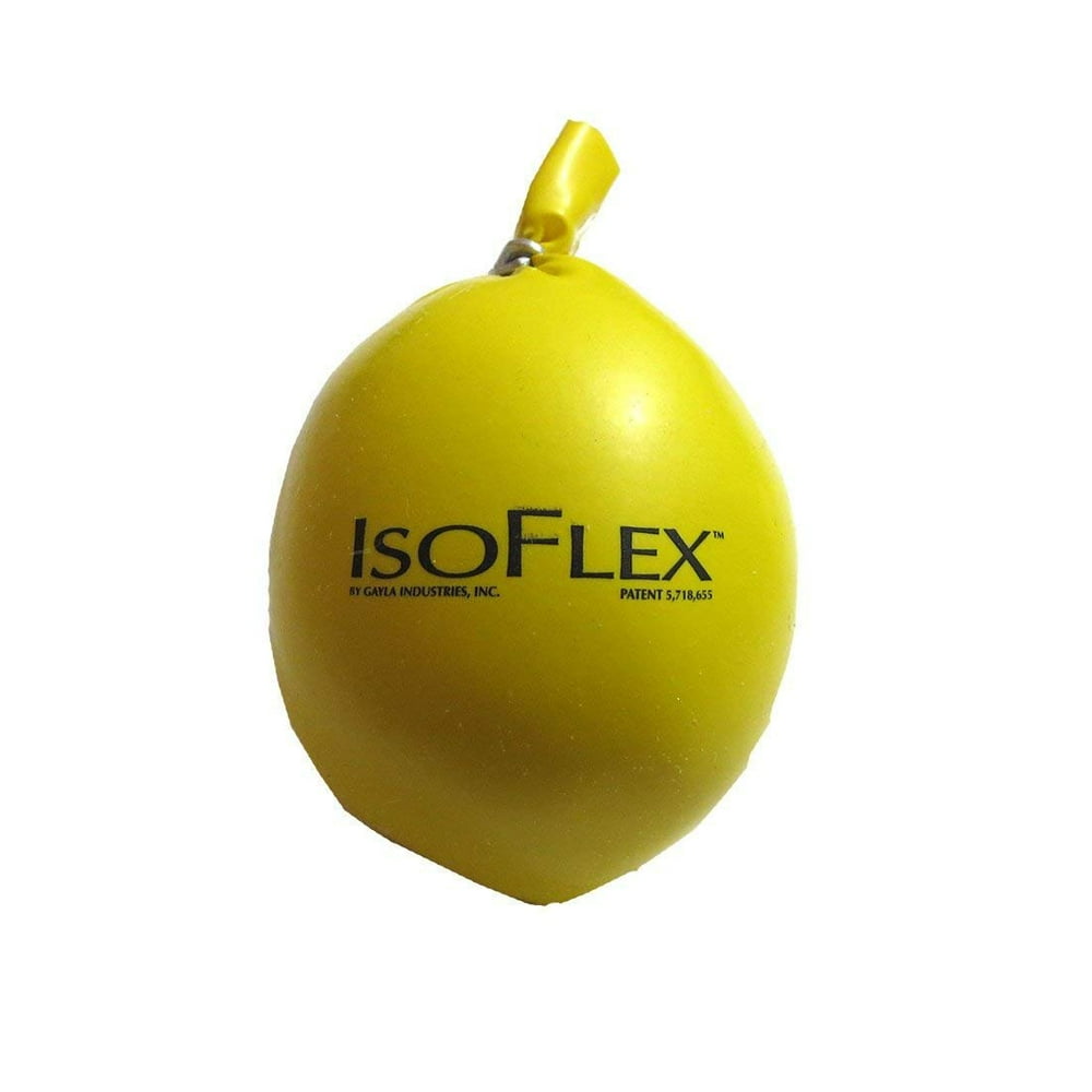 IsoFlex Yellow Stress Ball Hand Massager (6 Pieces)