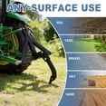 thumbnail image 4 of Gianna Hitch Mounted Trencher Fits 3 Point Hitch, Heavy Duty Subsoiler, Hitch Mounted Ripper for Tractor Lawn Mower ATV UTV, Thicken Trench Digger with 2pcs Replaceable Teeth, 4 of 6