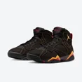 thumbnail image 2 of Ni - ke [DQ6040-081] Ni - ke Air Jordan 7 GS Men's Sneaker Citrus Black *NEW*, 2 of 5