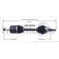 thumbnail image 4 of TrakMotive CV Axle Shaft GM-8054 Premium; OEM Replacement, 4 of 4