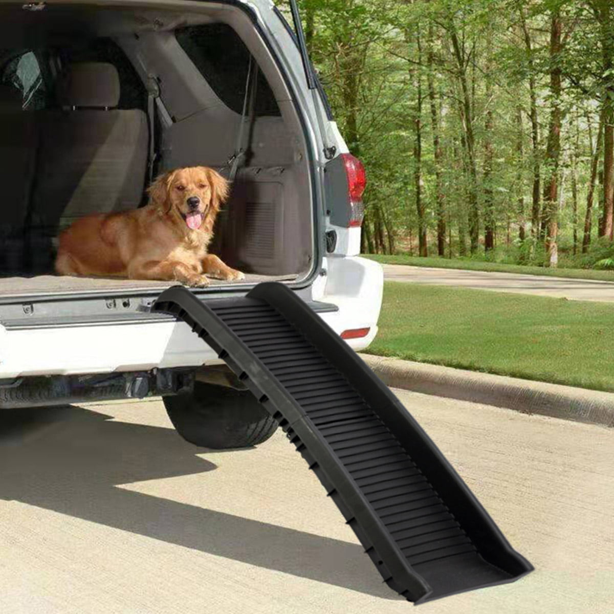 61 Heavy Duty Folding Dog Ramp Pet Ramps for SUV Cars Travel Portable Light Weight
