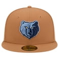 thumbnail image 2 of Men's New Era Tan Memphis Grizzlies Color Pack 59FIFTY Fitted Hat, 2 of 6