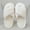 Ivory White, variant on Unisex Fluffy Criss-Cross Plush Slippers - Open-Toe Anti-Slip House Slides for Men & Women