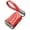Red, variant on Genuine Leather Smart Key Fob Case Compatible with Lexus ES, Lexus UX, Lexus NX, Lexus GX, Lexus LX 600 (4-Button, Black/Red)