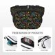 thumbnail image 5 of Fotbe Play Game3 Cangurera Cuadrada con Estampado de Doble Capa, Bolsa de Cintura Ajustable Mini para Hombres y Mujeres, 5 of 9