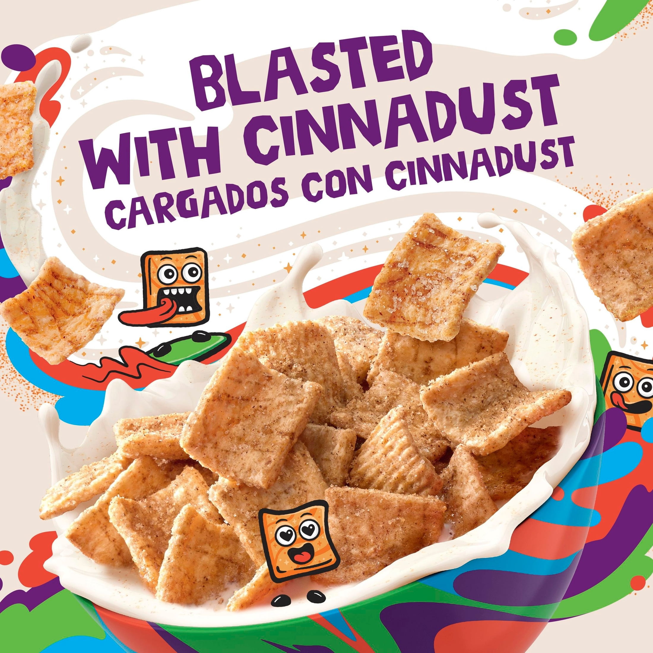 (12 pack) Cinnamon Toast Crunch Breakfast Cereal, Crispy Cinnamon Cereal, 12 oz
