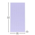 thumbnail image 6 of BizChair 3 Inch Lavender Infused Twin Memory Foam Mattress Topper with Ventilated Design and CertiPUR-US Certified Foam, 6 of 9