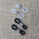 thumbnail image 2 of 12pcs Glasses Chain Rubber Ring Non DIY Connector Strap Eyelets Rope Accessories(6 White,6 Black), 2 of 4