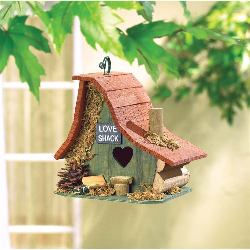 Zingz and Thingz Love Shack Birdhouse by Koolekoo