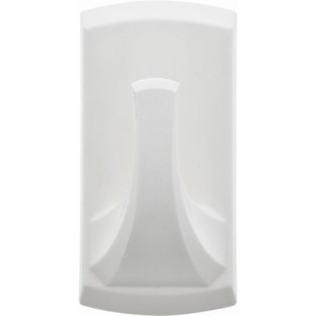 

Hillman High & Mighty 515800 2-Pc. Plastic Hook White Holds 20-Lbs. - Quantity 4