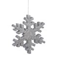 thumbnail image 2 of Vickerman 36 Pouces Flocon de Neige Pailleté Argent Ornement de Noël, 2 of 2