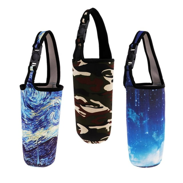 Paquete de 3 fundas para portavasos al vacío de 30 onzas para senderismo, taza de café cielo Zulema Portavasos
