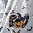 thumbnail image 7 of Halloween Bathroom Decor 4 Piece Set, Cute Halloween 71 Inch Shower Curtain with Ghost Black Cat Crow Web, Waterproof Quick Dry Fabric for Home Halloween Party Decor, Halloween, 7 of 7