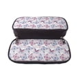 thumbnail image 5 of Lsque Butterflies in Pastel Printed Big Capacity PU Leather Pencil Case Large Pencil Pouch Stationery Pen Bag Pencil Holder for Teen, 5 of 6