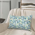 thumbnail image 5 of Yiaed Floral In Blue Print Brushed Microfiber Envelope Pillowcases, Standard,Envelope Closure Pillow Cases(Without Pillow Core)-20"x30", 5 of 6