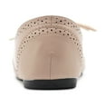 thumbnail image 4 of Ollio Women's Ballet Shoes Flat Pointed Toe Oxford 1M1818, 4 of 6