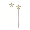 thumbnail image 4 of Pendientes colgantes de enhebrador de aleación, pendientes de gota con borla , de imitación, oreja duradera Dorado Sunnimix aretes colgantes con enhebrador, 4 of 7