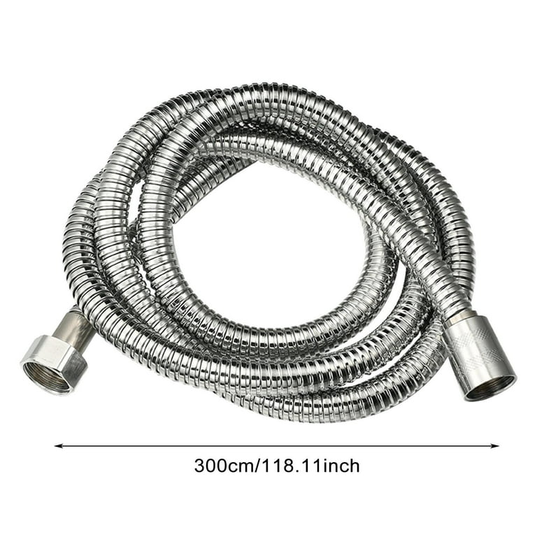 Stainless Steel Flexible head shower hose Extension - Long