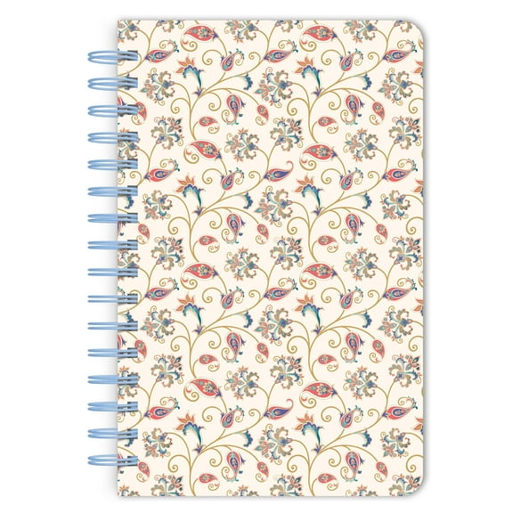 Tuscan Delight | 5.25x8.25" Compact Wire Journal | Non-Dated | Foil Stamped Cover | BrownTrout