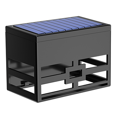 thumbnail image 2 of Luces solares de pared para exteriores, luces LED impermeables para escaleras, luces solares para patio exterior, multicolor, 2 of 8