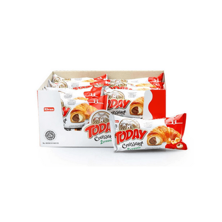 Today Croissant Chocolate Vanilla 40 Gr. 20 Pieces (1 Box)
