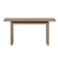 thumbnail image 5 of RONSHIN Modern Ash Wood Veneer Console Table - Minimalist Design for Home, 5 of 9