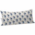 thumbnail image 2 of Navy Blue Spring Floral Body Pillow Covers 20"x54", Farmhouse Flowers Modern Art Soft Brushed Microfiber Breathable Throw Pillow Covers, Pillowcase with Zipper for Couch Sofa Bedroom Living Room, 2 of 9