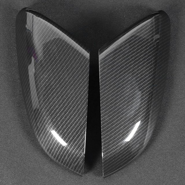 Rearview Mirror Cover Door Mirror Shell Side Mirror Decorative Housing 2pcs Side Rearview Mirror Cover Carbon Fiber Style Decorative Housing Fit For 10th 16-19