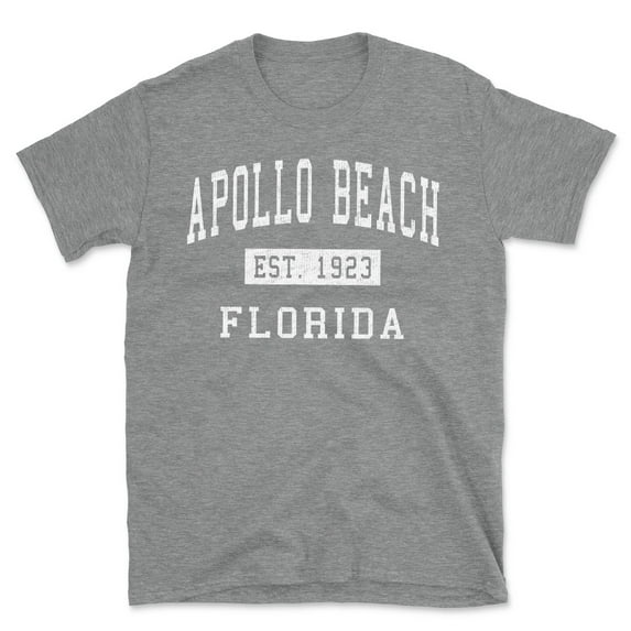 Apollo Beach Florida Classic Established Men's Cotton T-Shirt