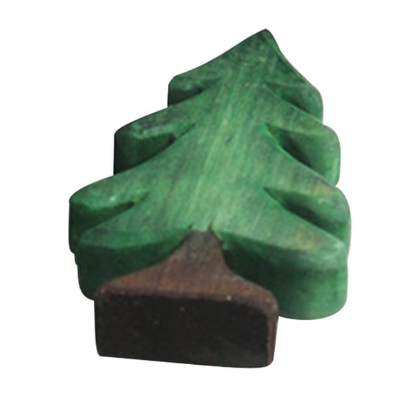 HOMEMAXS Wooden Christmas Tree Sign Wooden Christmas Tree Tabletop Decor Christmas Decorations for Home Dining Table Centerpieces