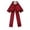 D, variant on Elegant Adjustable Tied Bow Ties For Women Business Work Uniform Formal Bowtie Fashion Versatile Party Wear