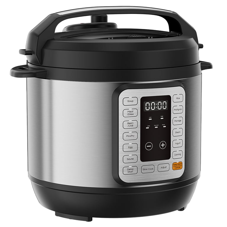 EDX Instant Cooker 8 Quart 7-in-1 Electric Pressure Cooker Multi