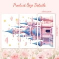 thumbnail image 6 of 1 Set 3 Sheets 3 Styles PVC Waterproof Decorative Stickers Self Adhesive Decals for Furniture Decoration Castle 300x150mm 1 sheet/style, 6 of 8