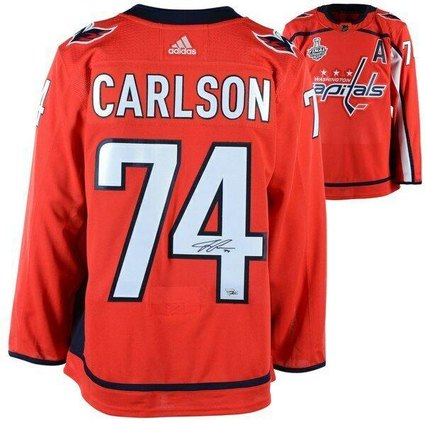 JOHN CARLSON Autographed Capitals 2018 