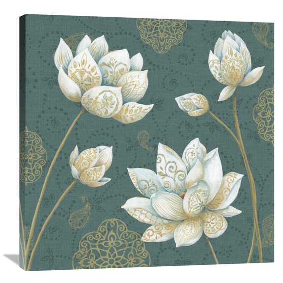 Global Gallery Daphne Brissonnet 'Lotus Dream IVB' Canvas Wall Art