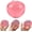 A-pink, variant on Clear Apple Squishy, Funny Fruit Apple Shaped Stress Balls Squishies, Soft Slow Rising Squeeze Fidget Toys for Adults Stress Relief, Ideal for ADHD, Autism, Classroom Prize, Party Favors (A-Pink)