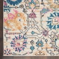 thumbnail image 2 of Pemberly Row 5'x7' Ivory Multicolor Fabric Bohemian Area Rug, 2 of 8