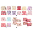 thumbnail image 4 of 4Pcs/Pack Little Girls Underwear Briefs Panty Cartoon Pattern Soft Breathable Elastic Cotton Girls Briefs, 4 of 4